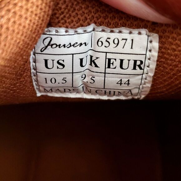 Men Brown Leather Chukka Ankle Boots 10.5 Fall Classic Preppy Casual Outdoors - Picture 9 of 13